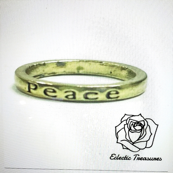 Eclectic Treasures Jewelry - Peace Ring 🍃